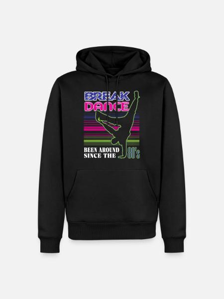 break dancing - Men’s Premium Organic Hoodie - black