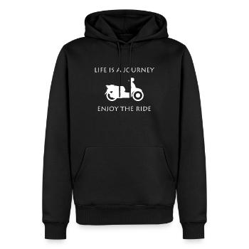 - C’est un jeu de rôles ! IDÉE CADEAU POUR LES CYCLISTES - Sweat à capuche Premium bio Homme - noir - Devant - Nico (187cm)
