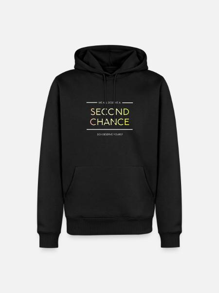 Second chance - Men’s Premium Organic Hoodie - black