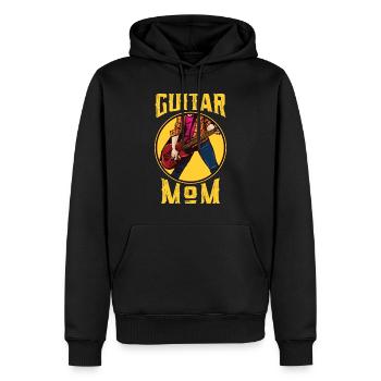 Gitarren-Mamma-Spieler-Gitarrist-elektrischer Bass-Geschenk - Männer Premium Bio Hoodie - Schwarz - Vorne - Nico (187cm)