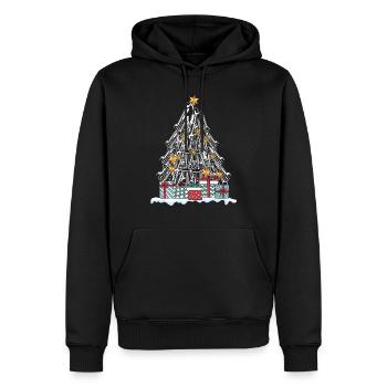 Craftsman Mechanic Tools Christmas Gift - Men’s Premium Organic Hoodie - black - Front - Nico (187cm)