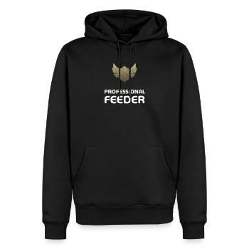 Chargeur professionnel - Merch of Legends - Sweat à capuche Premium bio Homme - noir - Devant - Nico (187cm)