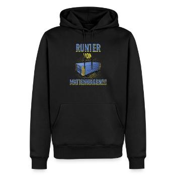 Lehrer - Männer Premium Bio Hoodie - Schwarz - Vorne - Nico (187cm)