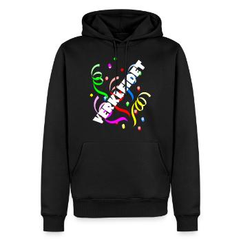 dressed up snake carnival north german - Men’s Premium Organic Hoodie - black - Front - Nico (187cm)