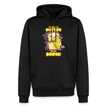 You're The Butter To My Bread | Love Breakfast - Men’s Premium Organic Hoodie - black - Front - Nico (187cm)