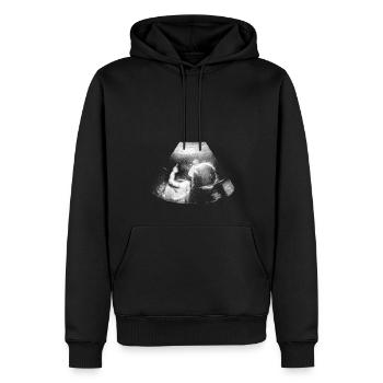 Mittelfinger Fuck Ultraschall Schwangerschaft Baby - Männer Premium Bio Hoodie - Schwarz - Vorne - Nico (187cm)