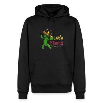 Cinco De Mayo Kaktus Party Fiesta - Männer Premium Bio Hoodie - Schwarz - Vorne - Nico (187cm)