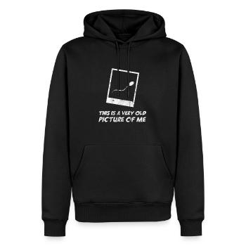 Foto Sperma Spermien lustiges Geschenk - Männer Premium Bio Hoodie - Schwarz - Vorne - Nico (187cm)
