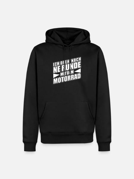 moto - Sweat à capuche Premium bio Homme - noir