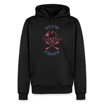 Kanu Kanadier Paddeln - Männer Premium Bio Hoodie - Schwarz - Vorne - Nico (187cm)