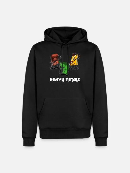 Chemistry Heavy Metals Science - Men’s Premium Organic Hoodie - black