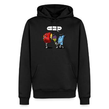 Chimie Vous Me Complétez Drôle Science Sodium - Sweat à capuche Premium bio Homme - noir - Devant - Nico (187cm)