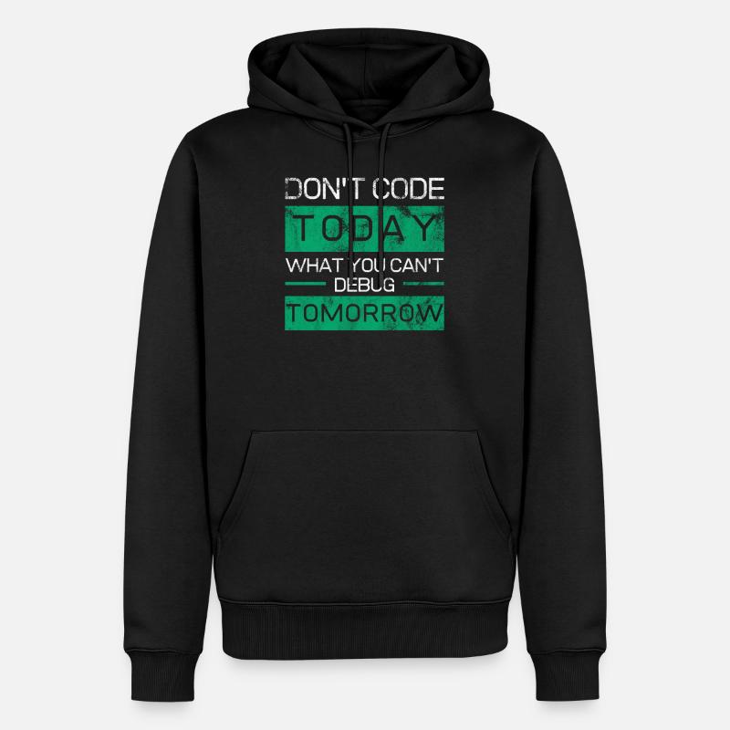 Drôle de cadeau programmeur nerds - Sweat à capuche Premium bio Homme - noir