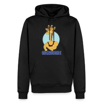 Giraffe lustige Tiere Gym Girough geschenk - Männer Premium Bio Hoodie - Schwarz - Vorne - Nico (187cm)