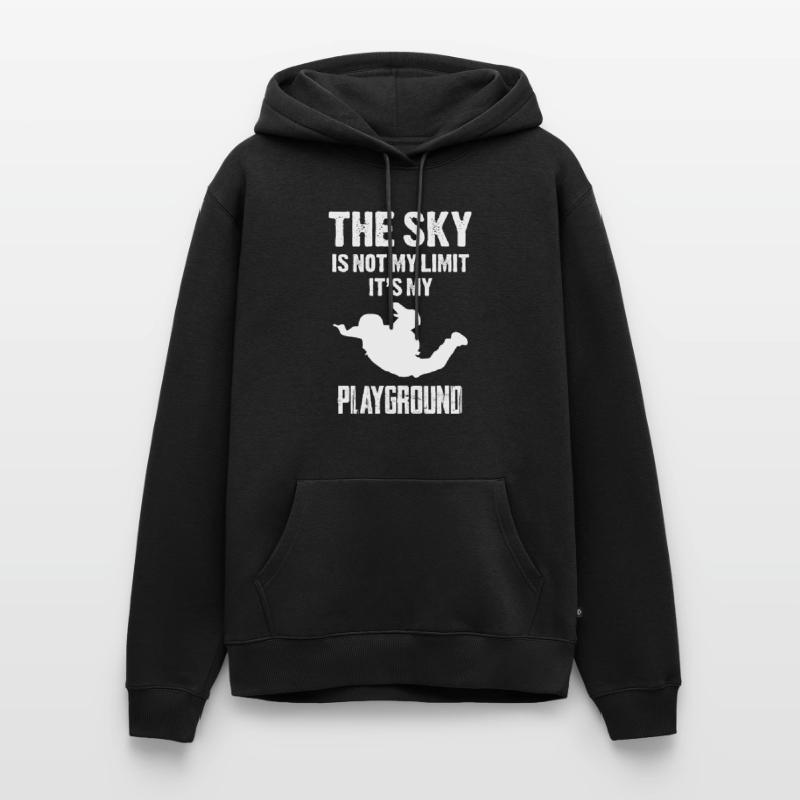 Skydive Fallschirmspringen Geschenkidee Sweat à capuche Premium bio Homme