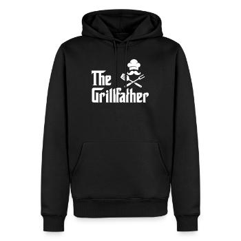 Grill Grillen The Grillfather Vater Geschenk - Männer Premium Bio Hoodie - Schwarz - Vorne - Nico (187cm)