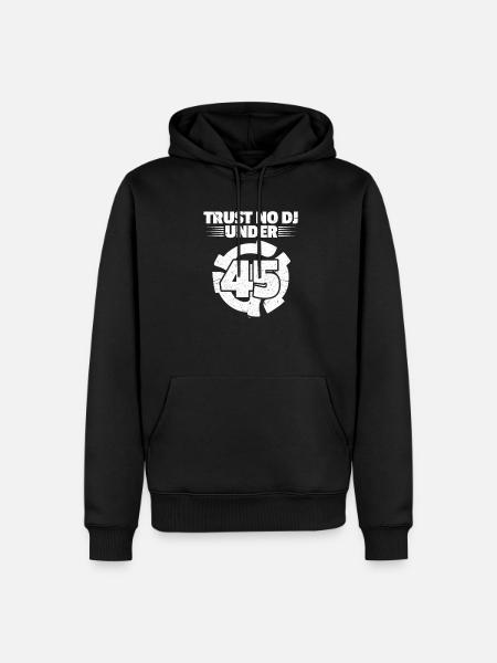 DJ - Men’s Premium Organic Hoodie - black