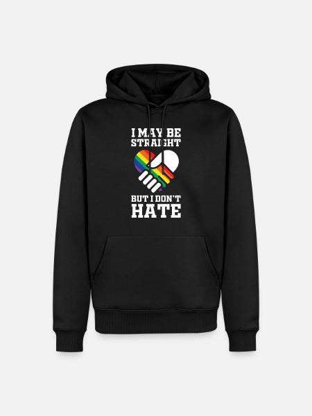 LGBT gay - Men’s Premium Organic Hoodie - black