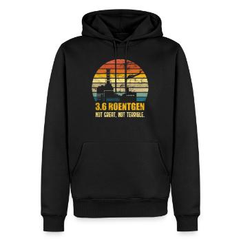 Conservation de Tchernobyl - Sweat à capuche Premium bio Homme - noir - Devant - Nico (187cm)