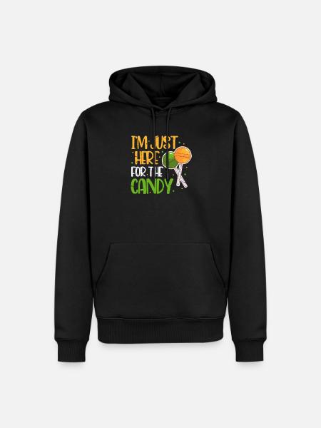 Halloween sweets Lolli sweet sour - Men’s Premium Organic Hoodie - black