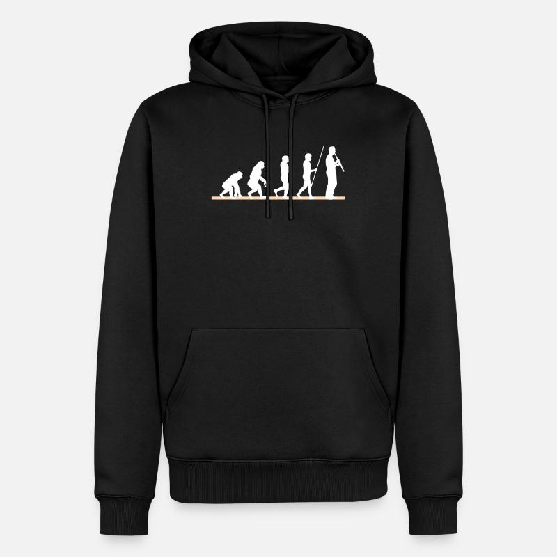 Clarinet Evolution Gift - Men’s Premium Organic Hoodie - black