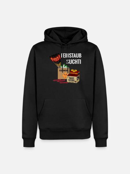 Pyro Feuerwerk - Männer Premium Bio Hoodie - Schwarz