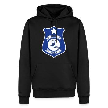 Maître piscine Piscine - Sweat à capuche Premium bio Homme - noir - Devant - Nico (187cm)
