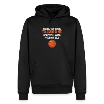 Basketball Basketballer Basket Basketballmanschaft - Männer Premium Bio Hoodie - Schwarz - Vorne - Nico (187cm)