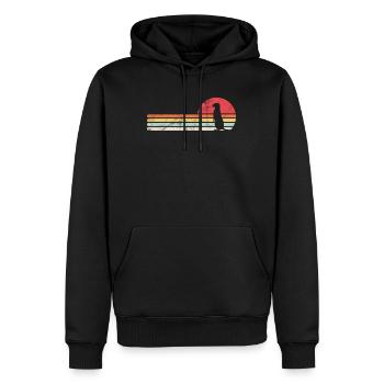 Erdmännchen Afrika - Männer Premium Bio Hoodie - Schwarz - Vorne - Nico (187cm)