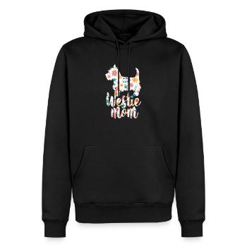 Westie West Highland White Terrier - Männer Premium Bio Hoodie - Schwarz - Vorne - Nico (187cm)