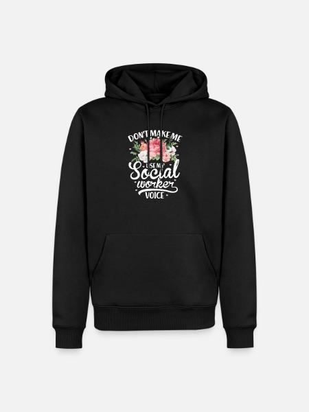 Social worker - Men’s Premium Organic Hoodie - black