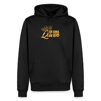 Drama Queen - Männer Premium Bio Hoodie - Schwarz - Vorne - Nico (187cm)