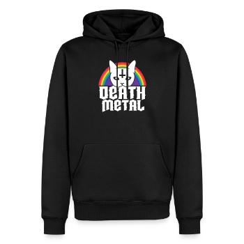 Satanismus Satan Death Metal Luzifer Geschenk - Männer Premium Bio Hoodie - Schwarz - Vorne - Nico (187cm)