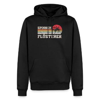 Spinne - Spinnen Flüsterer - Männer Premium Bio Hoodie - Schwarz - Vorne - Nico (187cm)