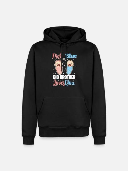 Big Brother - Men’s Premium Organic Hoodie - black