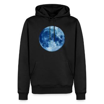 blockedName - Sweat à capuche Premium bio Homme - noir - Devant - Nico (187cm)