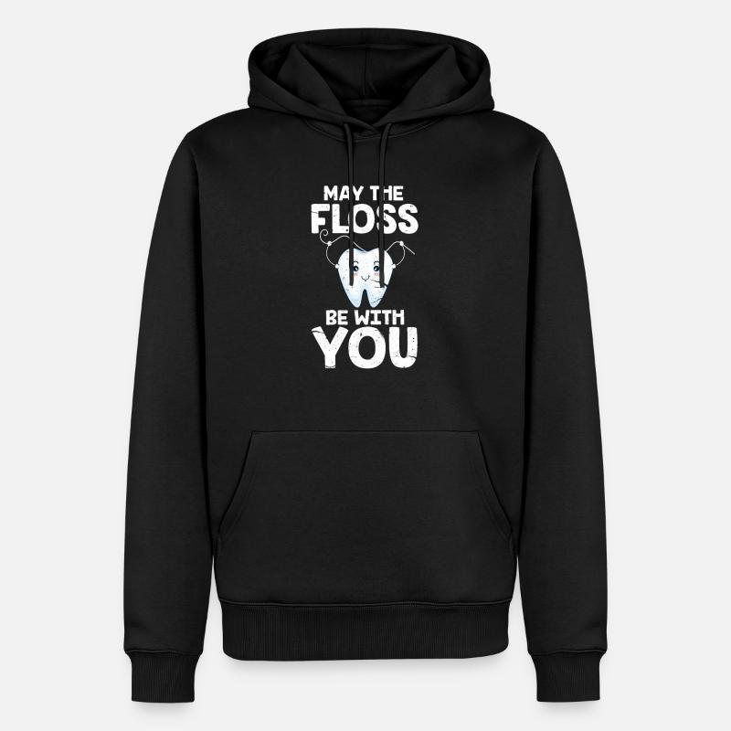 Zahnarzt - Männer Premium Bio Hoodie - Schwarz