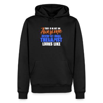 Occupational Therapist Occupational Therapy Therapist Gift - Men’s Premium Organic Hoodie - black - Front - Nico (187cm)