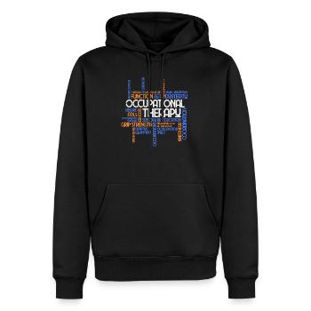 occupational Therapy - Men’s Premium Organic Hoodie - black - Front - Nico (187cm)