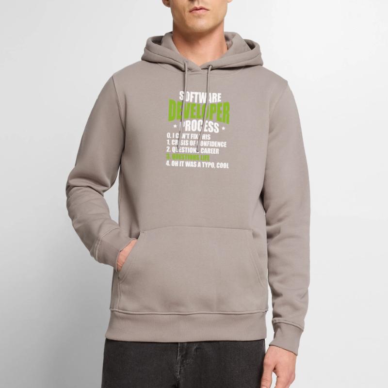software developer Men’s Premium Organic Hoodie