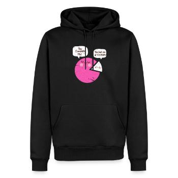 Math geometry math mathematician gift - Men’s Premium Organic Hoodie - black - Front - Nico (187cm)