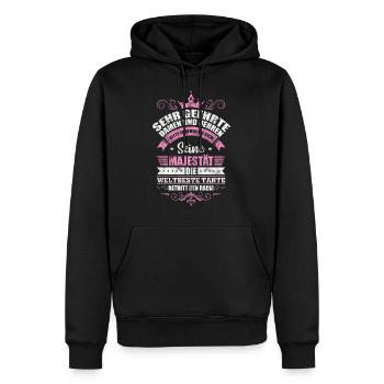 Weltbeste Tante - Männer Premium Bio Hoodie - Schwarz - Vorne - Nico (187cm)