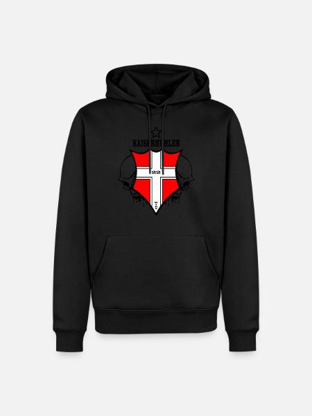 Wien Kaisermühlen - Männer Premium Bio Hoodie - Schwarz
