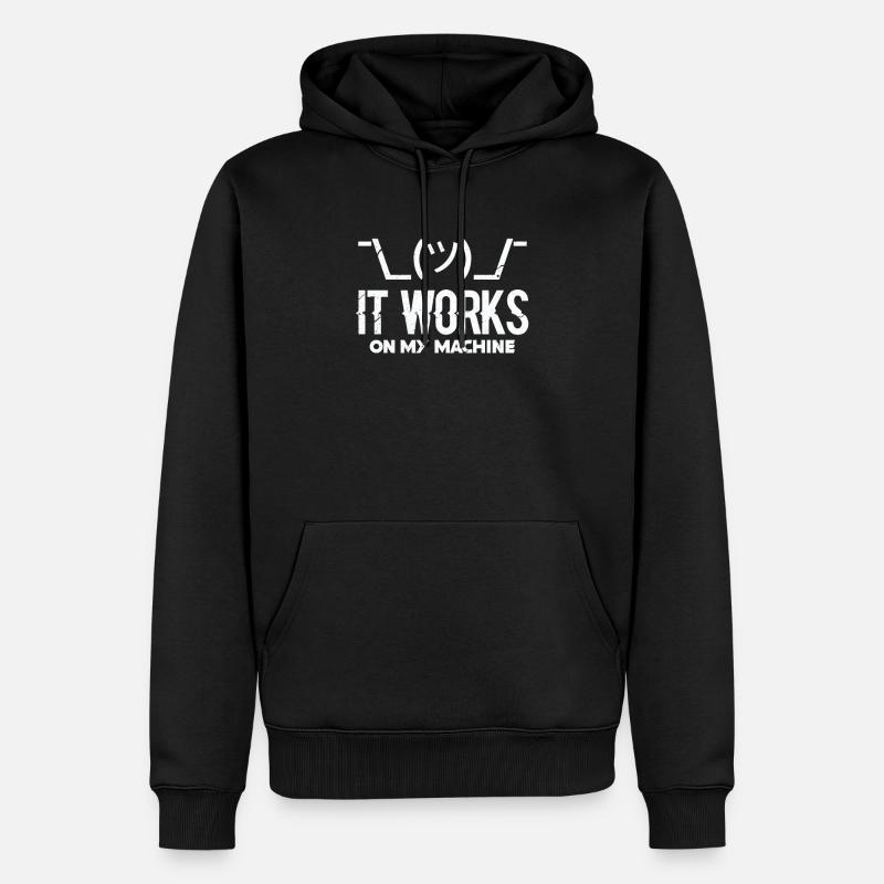 Programmierer - Männer Premium Bio Hoodie - Schwarz