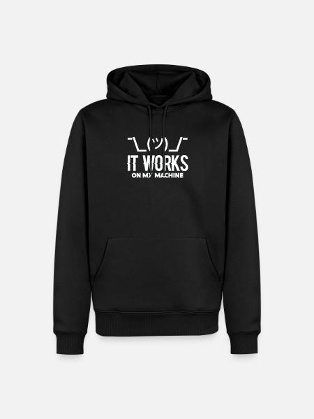 Programmeur programmation code codeur cadeau - Sweat à capuche Premium bio Homme - noir