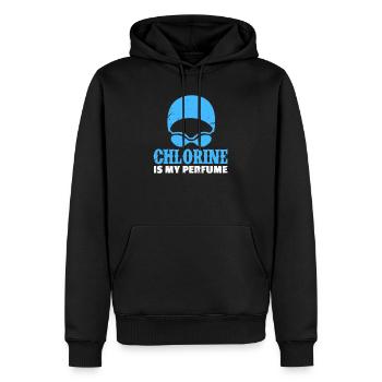 Nageur nageur nageur eau cadeau - Sweat à capuche Premium bio Homme - noir - Devant - Nico (187cm)