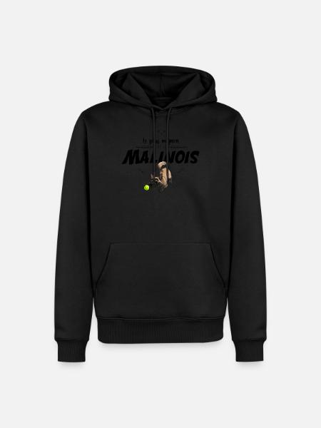 Le plus mignon Malinois - Sweat à capuche Premium bio Homme -