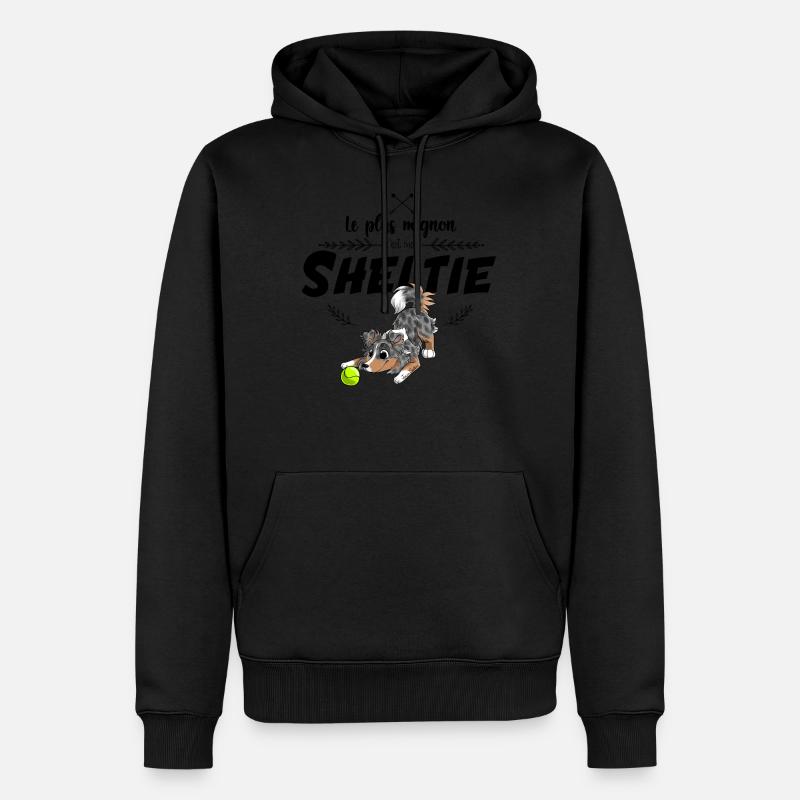 Le plus mignon Shetland - Sweat à capuche Premium bio Homme - undefined