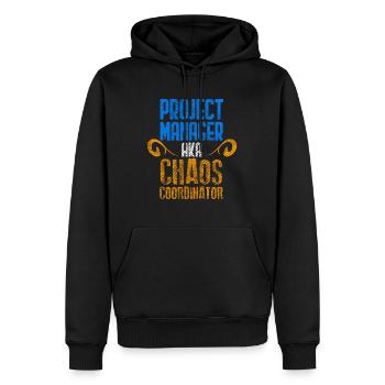 Projekt Manager Scrum Master Git Programmer - Männer Premium Bio Hoodie - Schwarz - Vorne - Nico (187cm)
