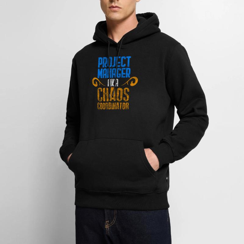 Chef de projet Scrum Master Git Programmer Sweat à capuche Premium bio Homme